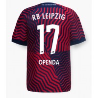 Pánský Fotbalový dres RB Leipzig Lois Openda #17 2023-24 Venkovní Krátký Rukáv